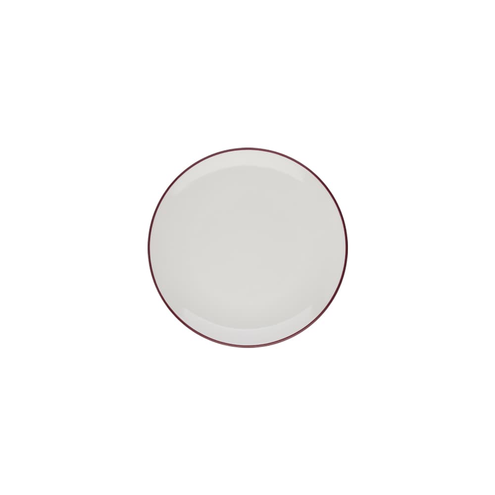 Modest Maroon Lona Flat Plate 15 cm