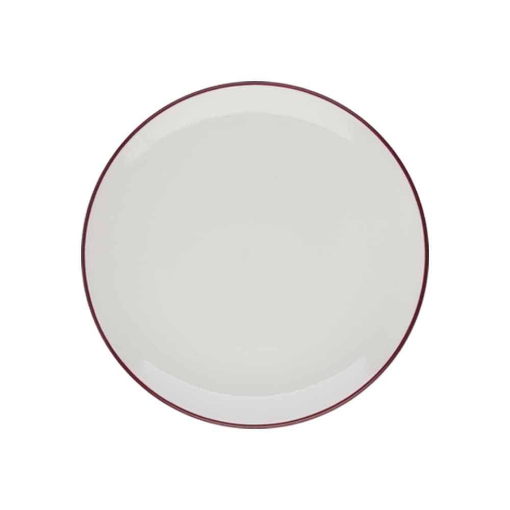 Modest Maroon Lona Flat Plate 25 cm