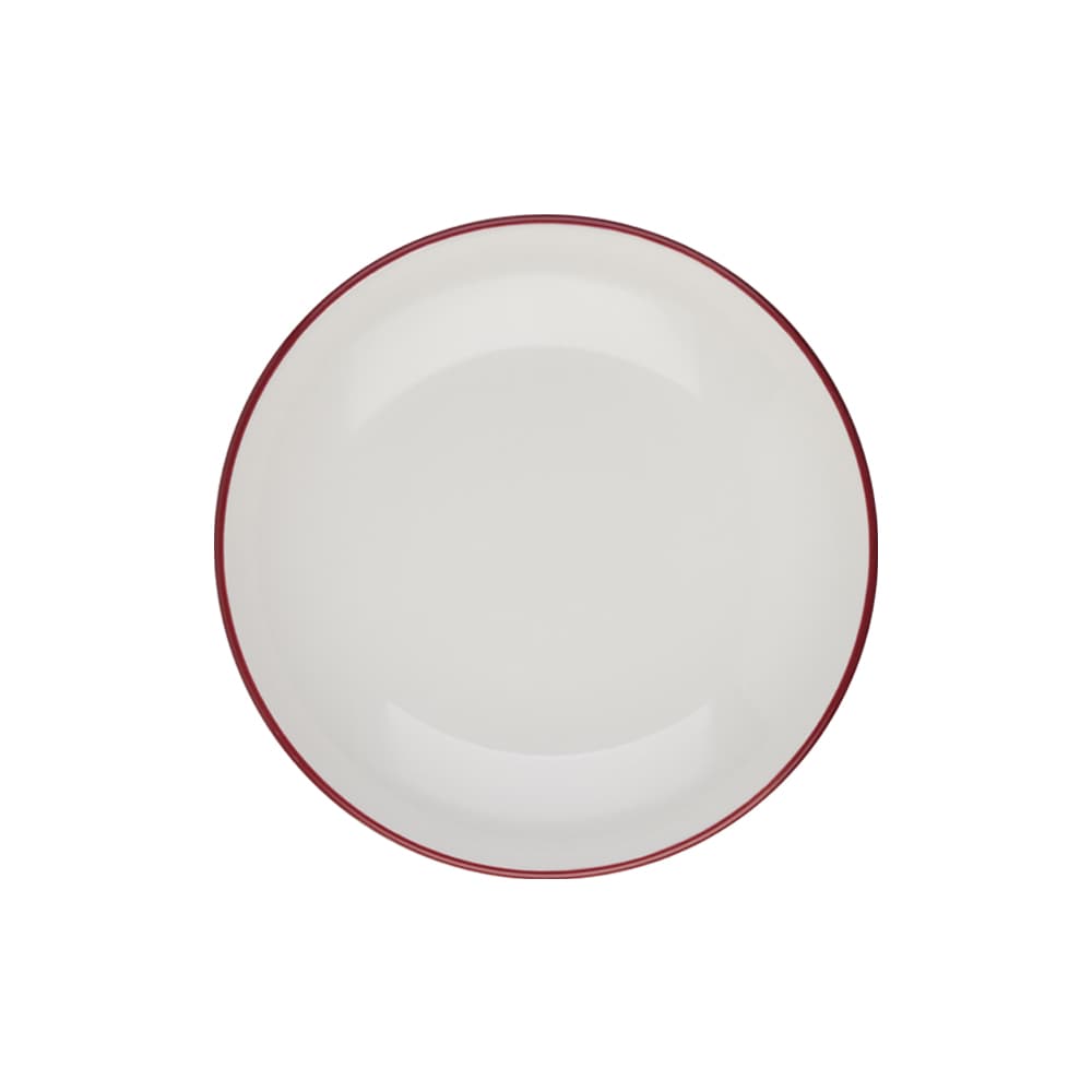 Modest Maroon Valle Deep Plate 22 cm