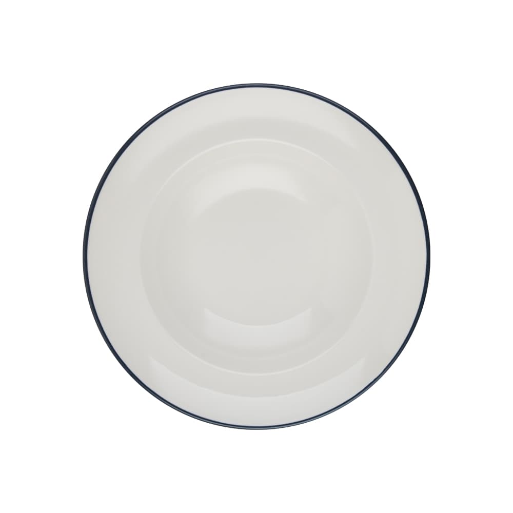 Modest Navy Pasta Plate 25 cm
