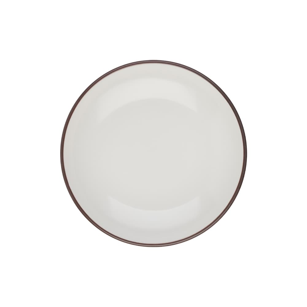 Modest Brown Deep Plate 22 cm