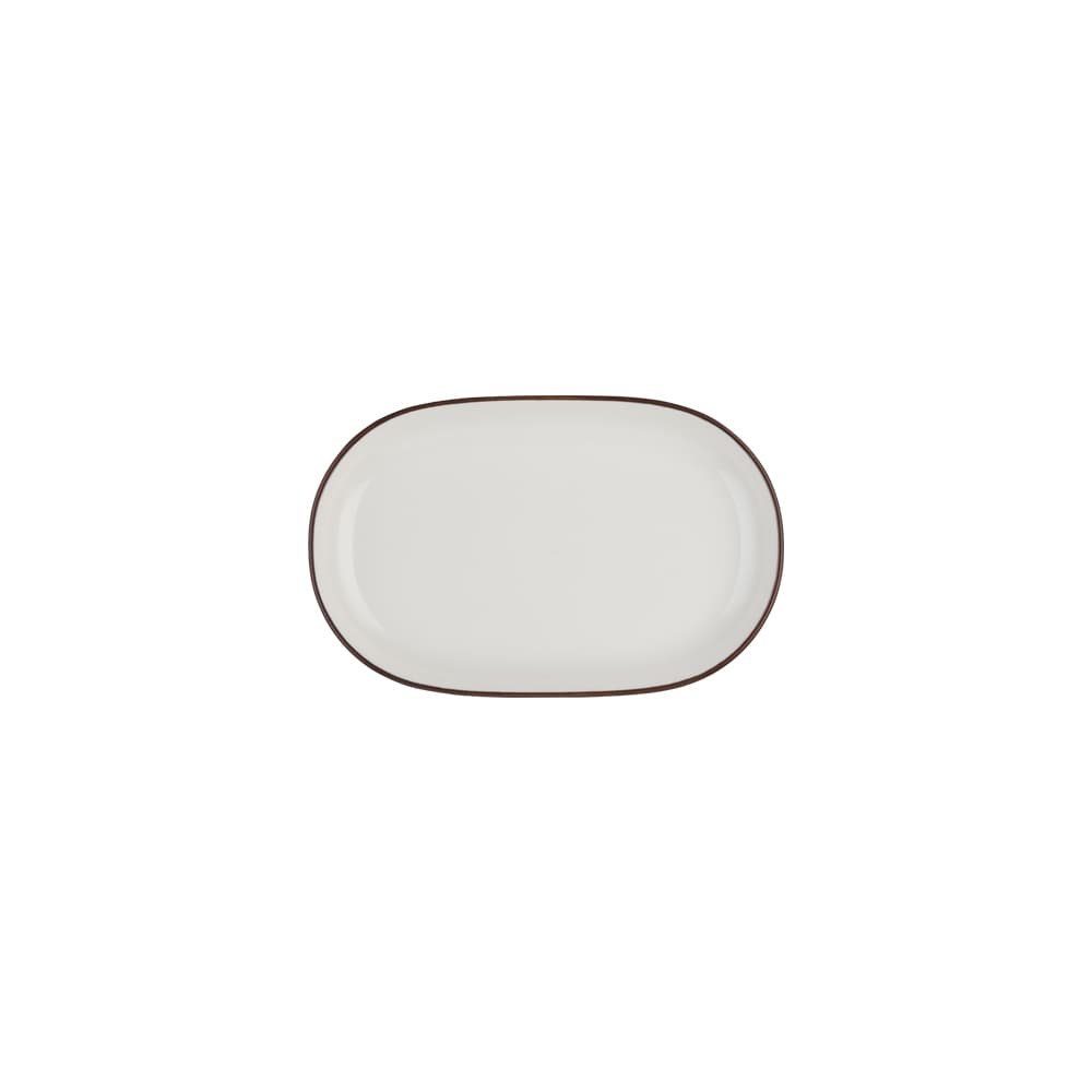 Modest Brown 18 cm Oval Platter