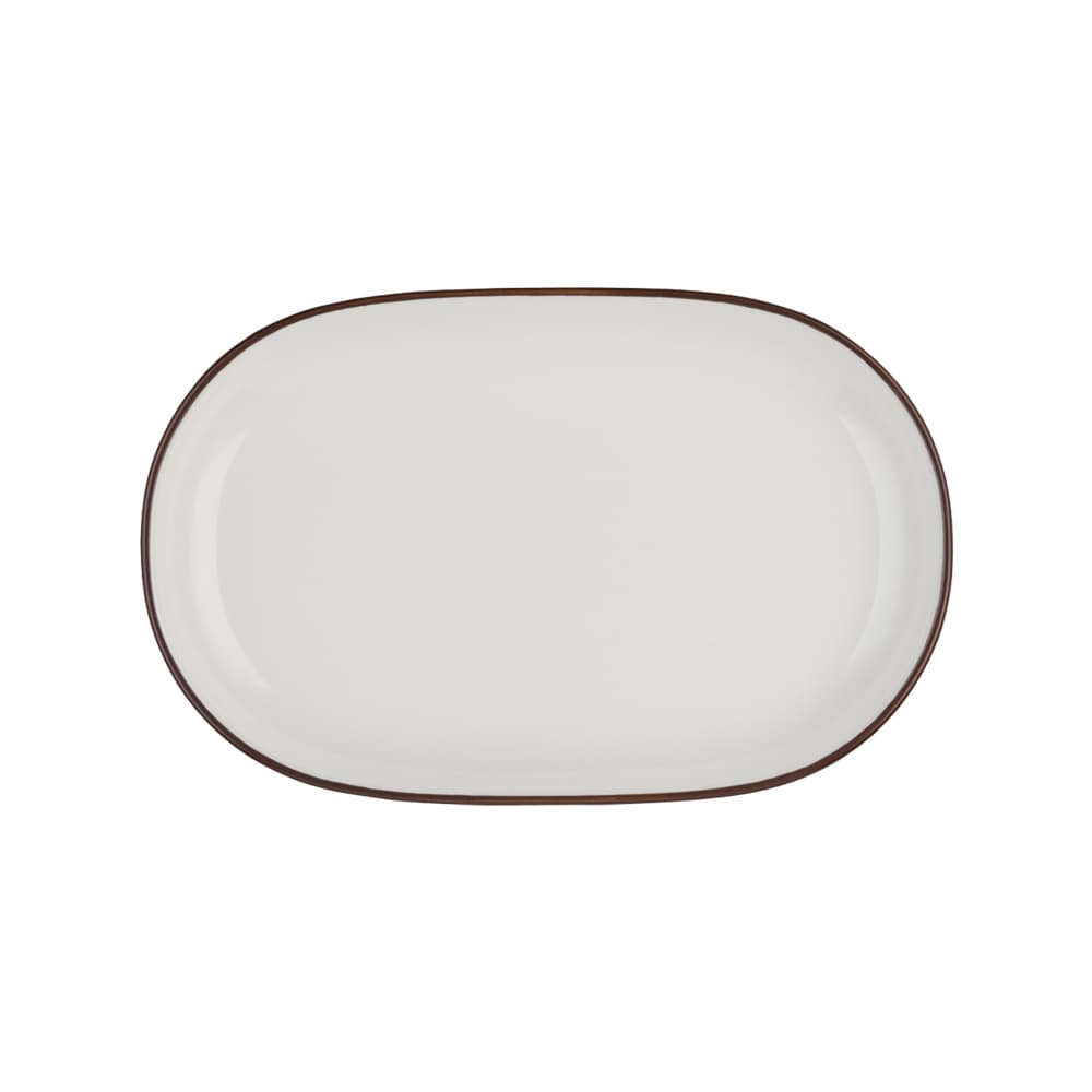 Modest Brown 33 cm Oval Platter