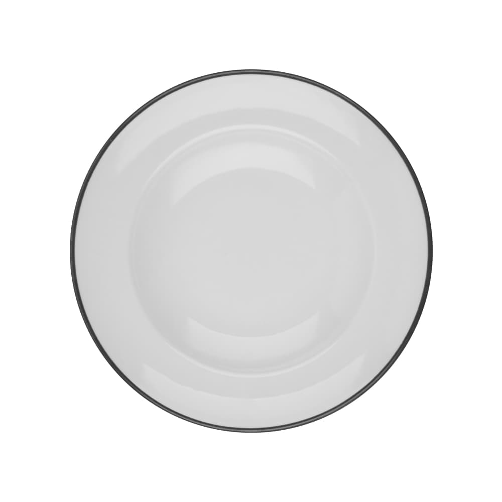 Modest Black Miro Deep Plate 28 cm