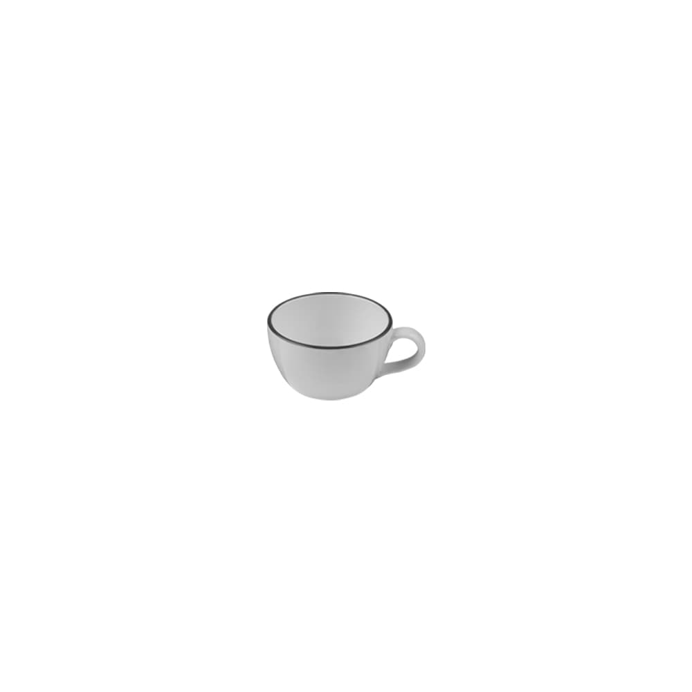 Modest Black Alzar Cappuccino Cup 230 cc