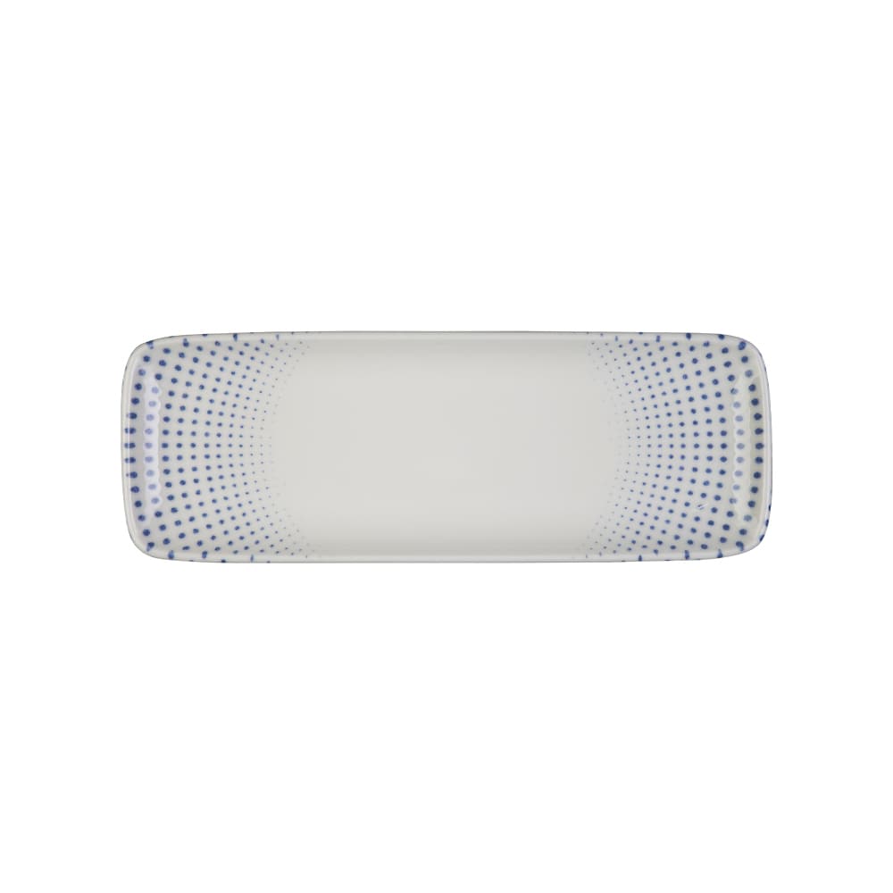 Harmony Blue Quadro 30 cm Rectangle Plate