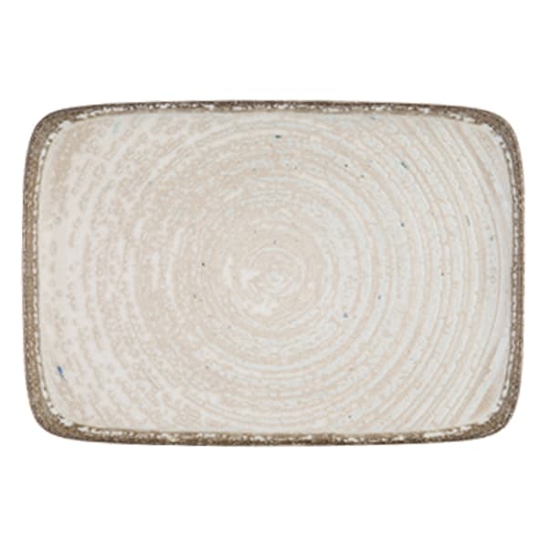 Mocha Quadro 37 cm Rectangle Plate