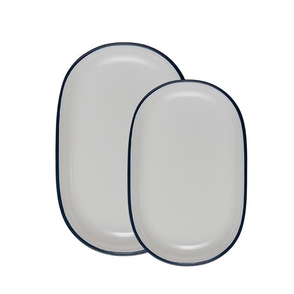 Modest Navy 14 cm Oval Platter - 2