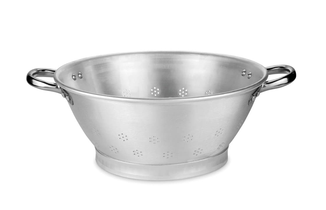 Conical colander 50 cm aluminum