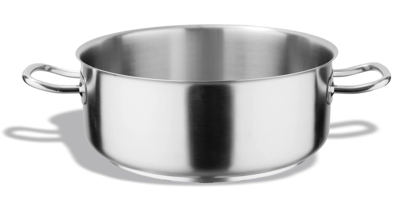 Inox-Pro casserole pan 60 cm stainless steel induction-ready in satin finish
