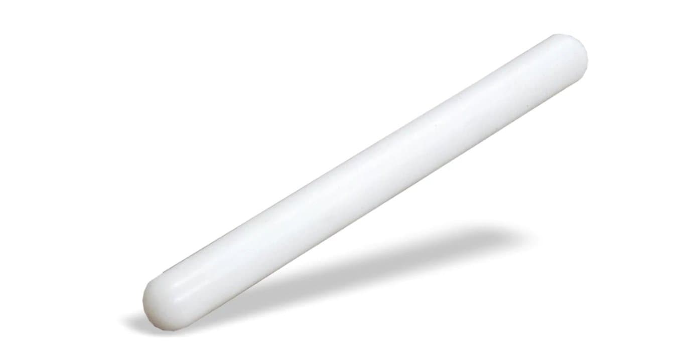 Rolling pin 50 cm polyethylene without handles in white
