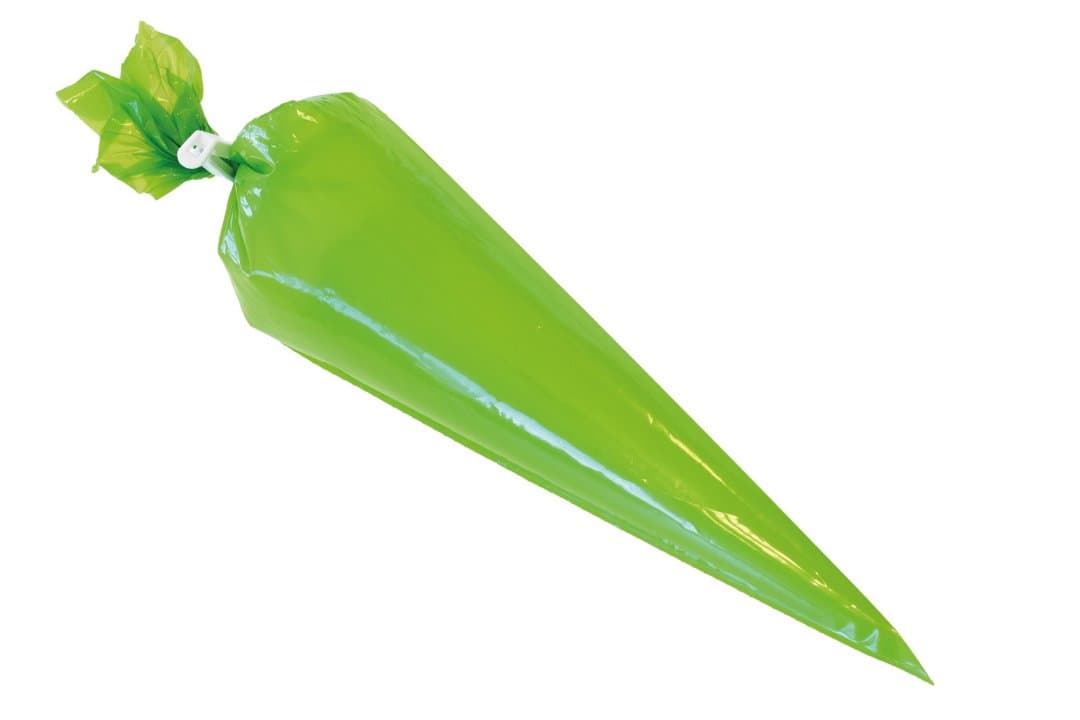 100 Disposable pastry bags 55 cm 3.5 liter green plastic
