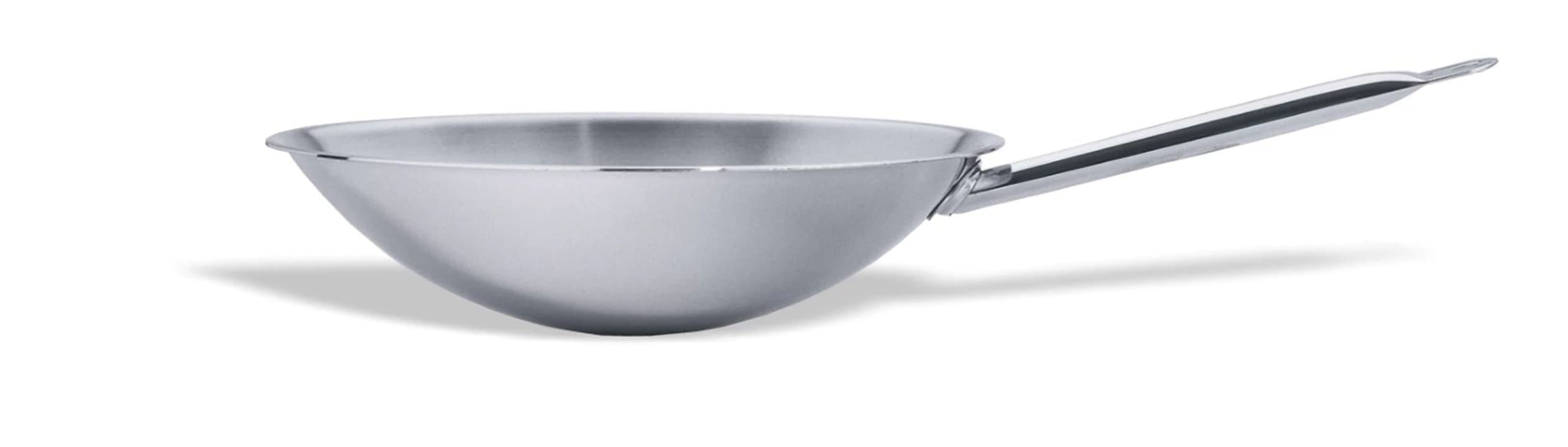 Round-bottom wok 36 cm multimetal induction-ready