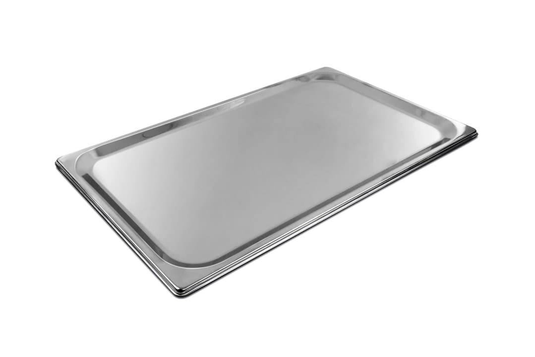 Pastry pan GN 1/1 10 mm deep stainless steel