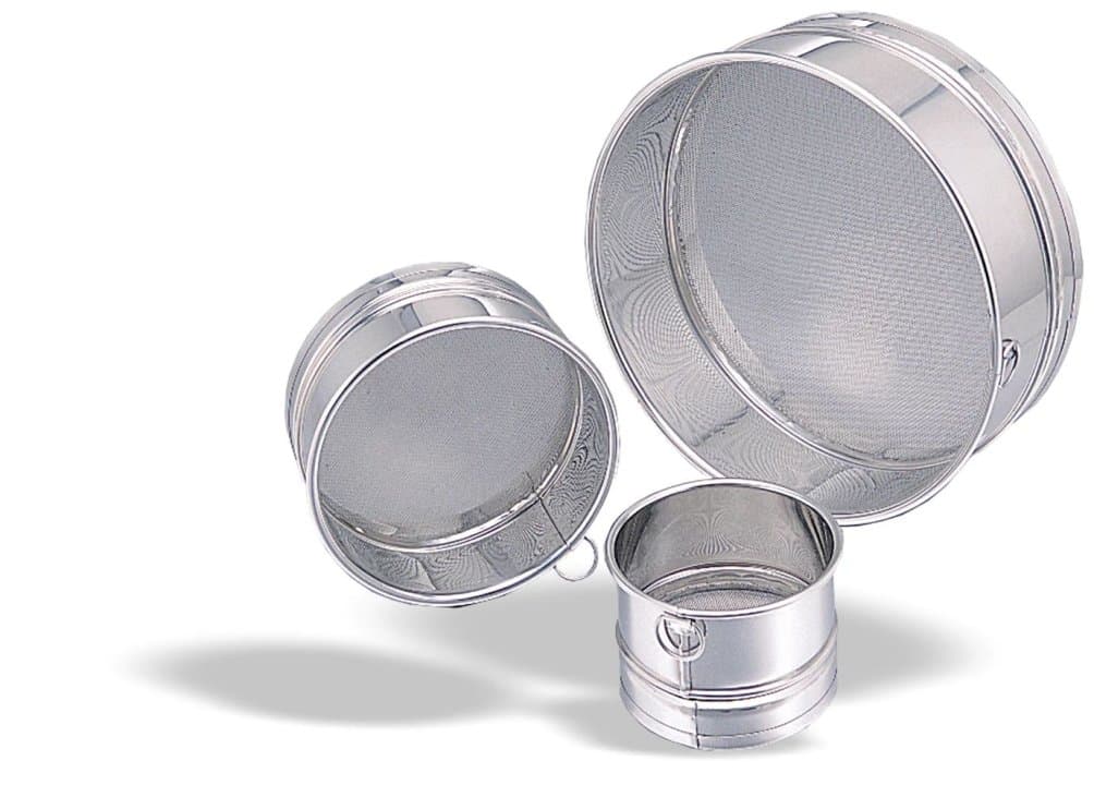 Sieve 34 cm stainless steel with 0.03 mm mesh