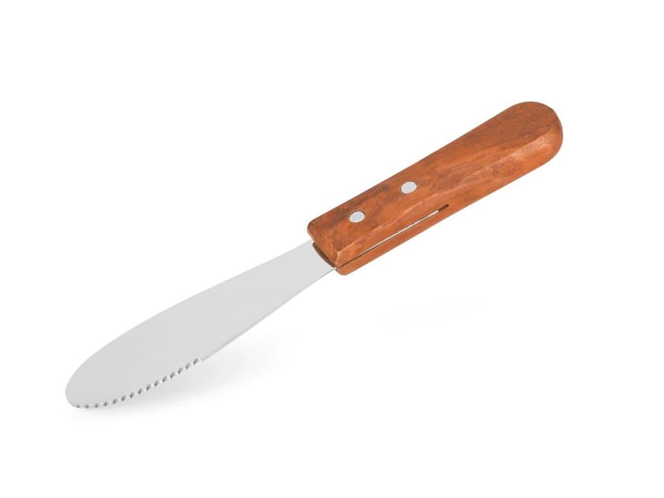 Butter Spreader 19.7 cm long stainless steel with wood handle