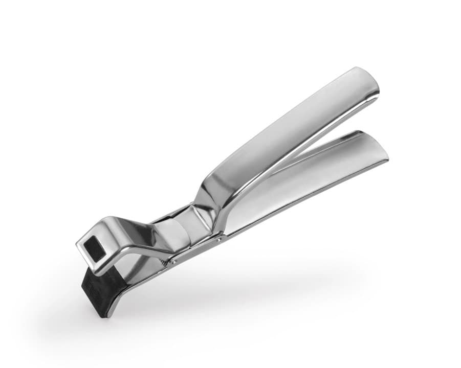 Roast pan tong 18 cm stainless steel with silicon protection