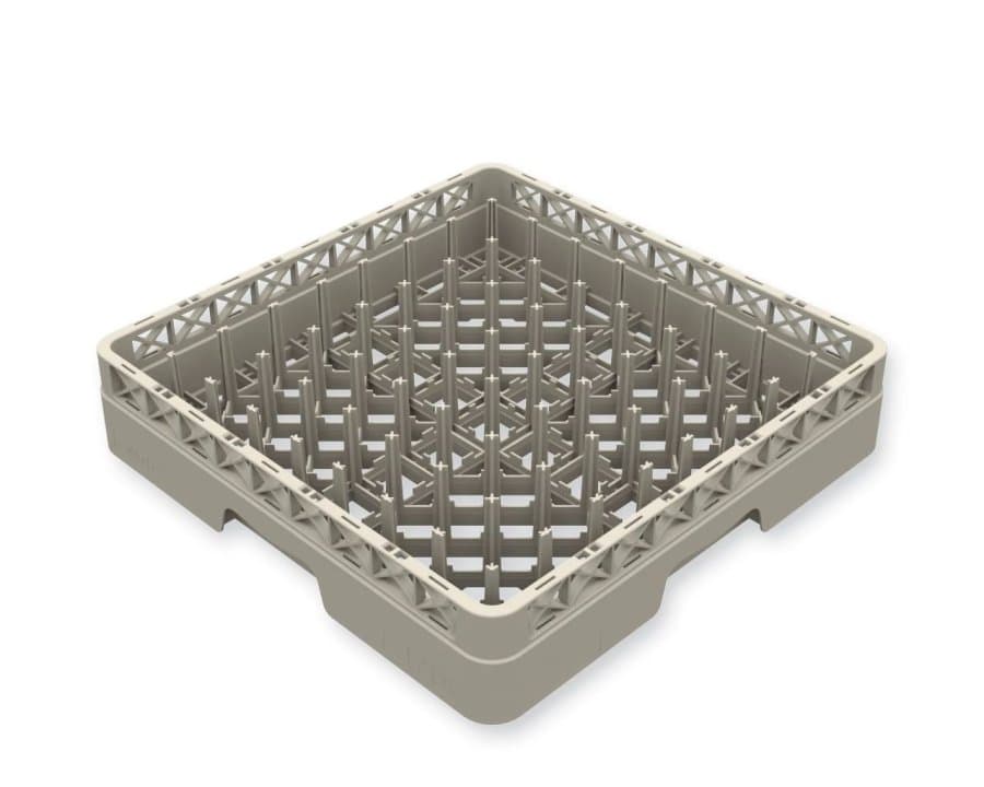 Flap Rack plate and tray rack full size polypropylene in beige