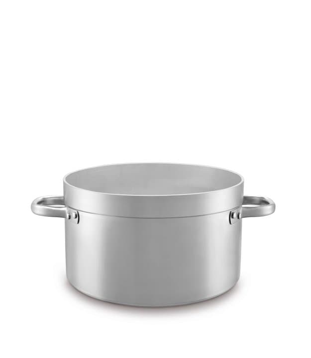 Century sauce pot 60 cm 104.6 liter aluminum with stainless steel tube handles