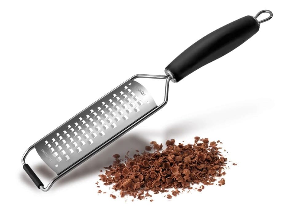 Stainless steel “wide” large shaver grater with handle