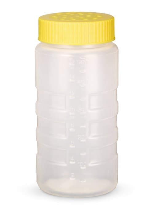16-ounce Traex® Dripcut® clear dredge with large yellow cap