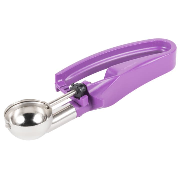 .72-ounce disher with orchid squeeze handle