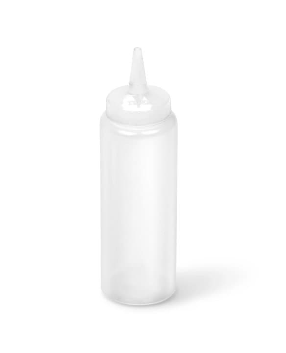 8-ounce Traex® Color Mate clear single-tip squeeze dispenser