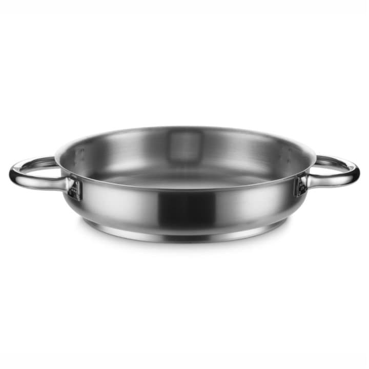 Top Line paella pan 40 cm stainless steel induction-ready in satin finish