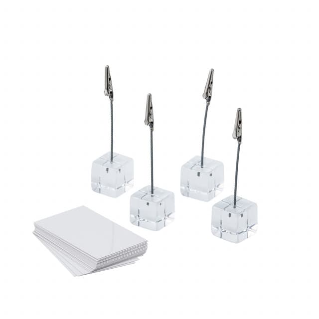 4 db. szett table stands ca. 3 x 3 cm, height 12 cm - 2