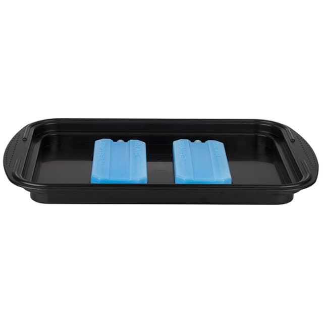 Thermo tálca szett fekete 43 x 29 cm, m: 14 cm - 2