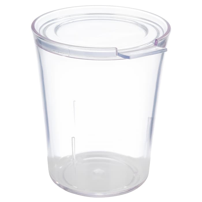 Super Cup mugs fedővel átm. 8 cm, m: 10 cm