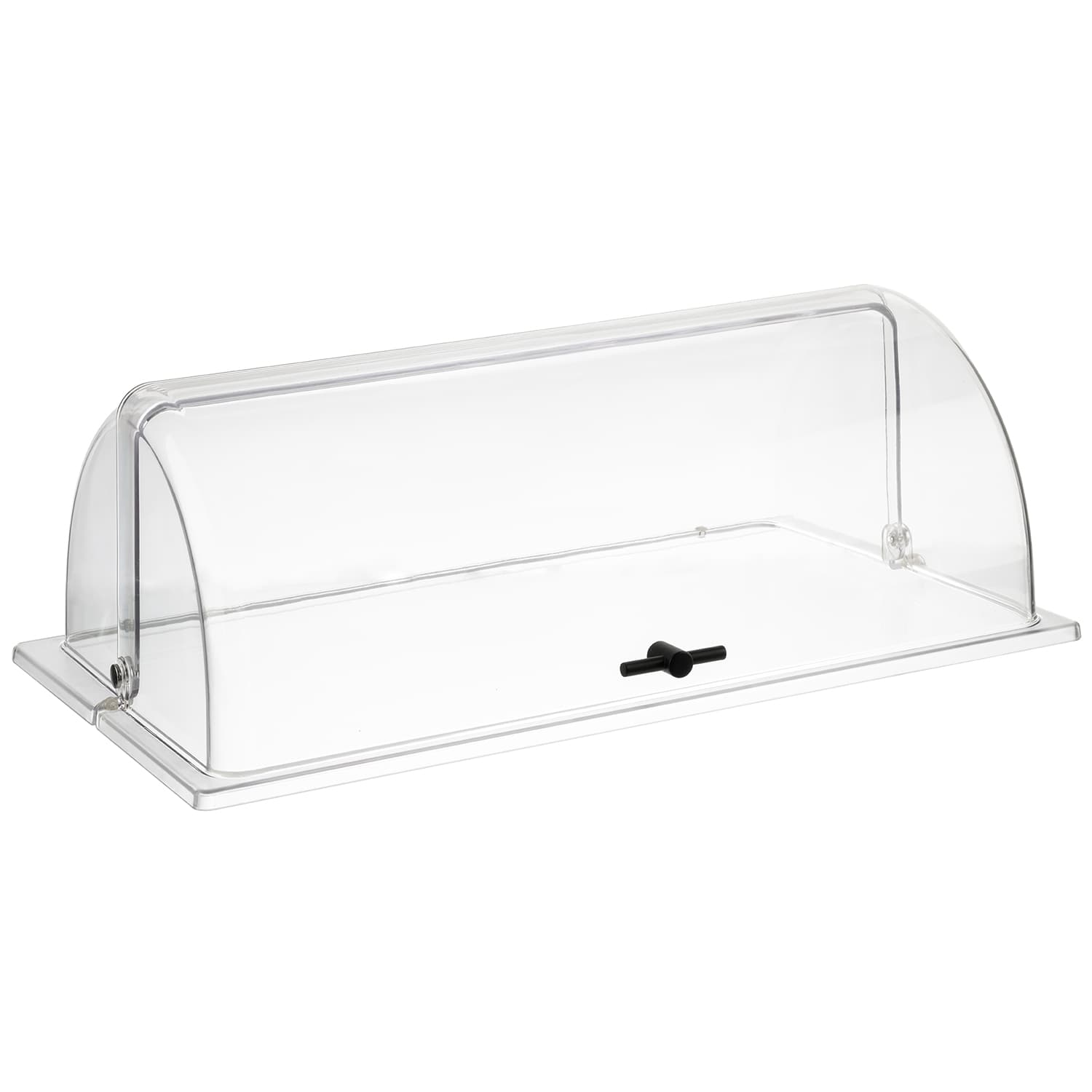 GN 1/1 rolltop fedő fekete 53 x 32,5 cm, m: 19 cm