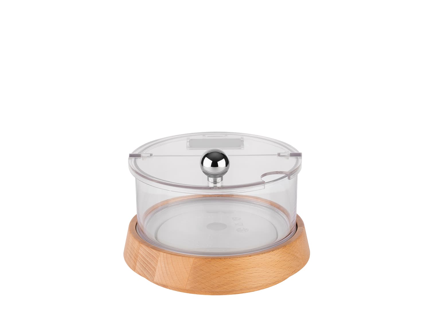 Cool tál 'felső FRESH' mini WOO 4 pcs.: column with wood base,