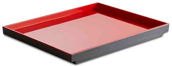 Asia Plus GN 1/2 tálca fekete 32,5 x 26,5 cm, m: 3 cm