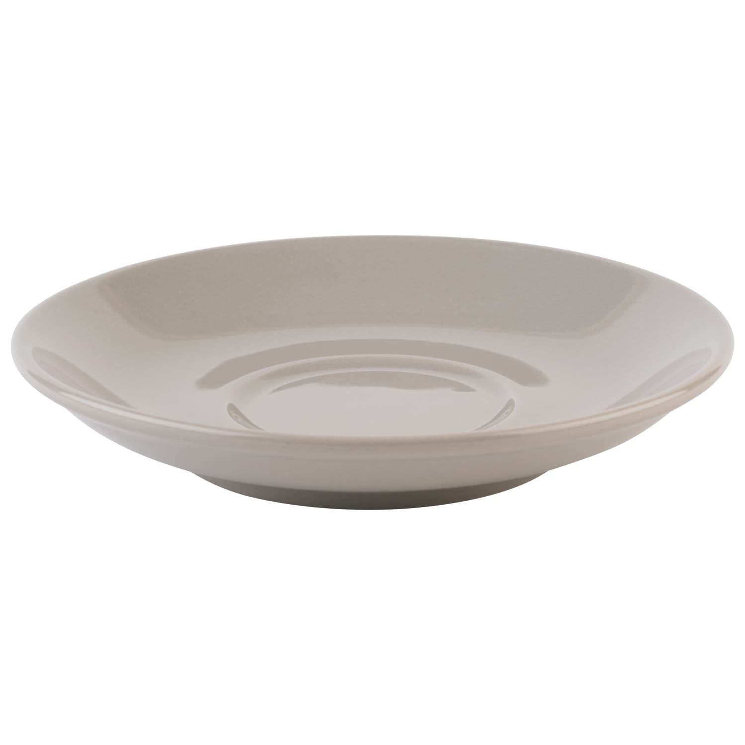 Snug kávés csészealj szürkésbarna átm. 14,5 cm, m: 2,5 cm