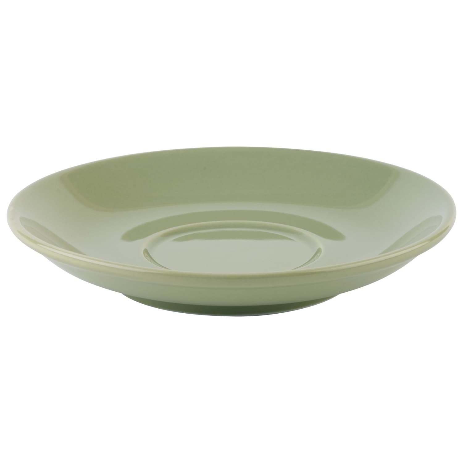 Snug kávés csészealj zöld átm. 14,5 cm, m: 2,5 cm