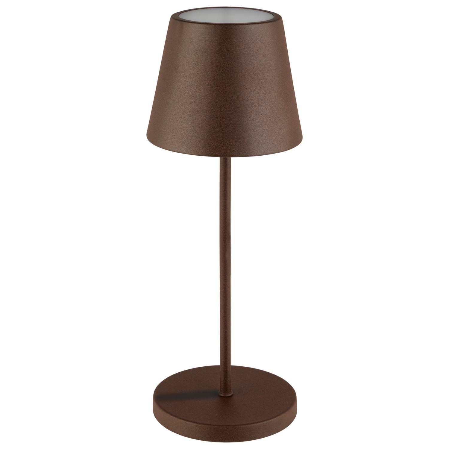 Merle asztali lámpa rozsdabarna átm. 11 cm, m: 30,5 cm