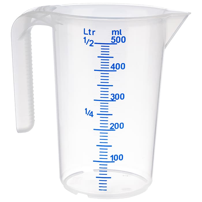 Stackable measuring csésze átm. 9 cm, m: 14 cm, 0,5 l