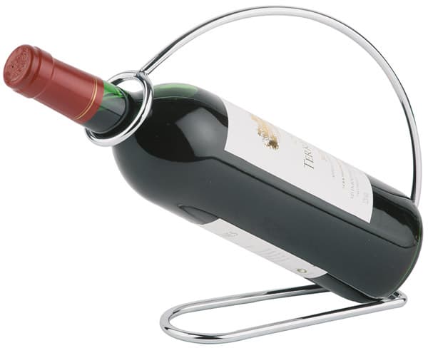 Winebottle-állvány metal chrome plated,