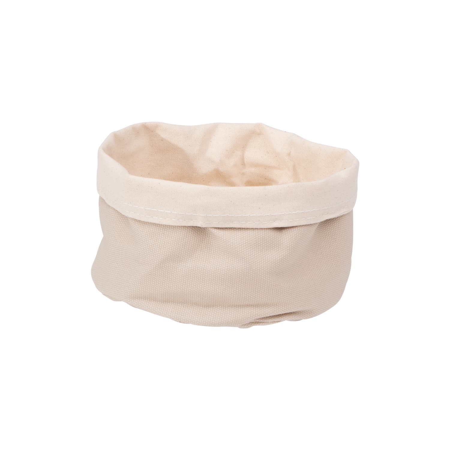 Vászon-bag ca. átm. 17 cm, M: 11 cm