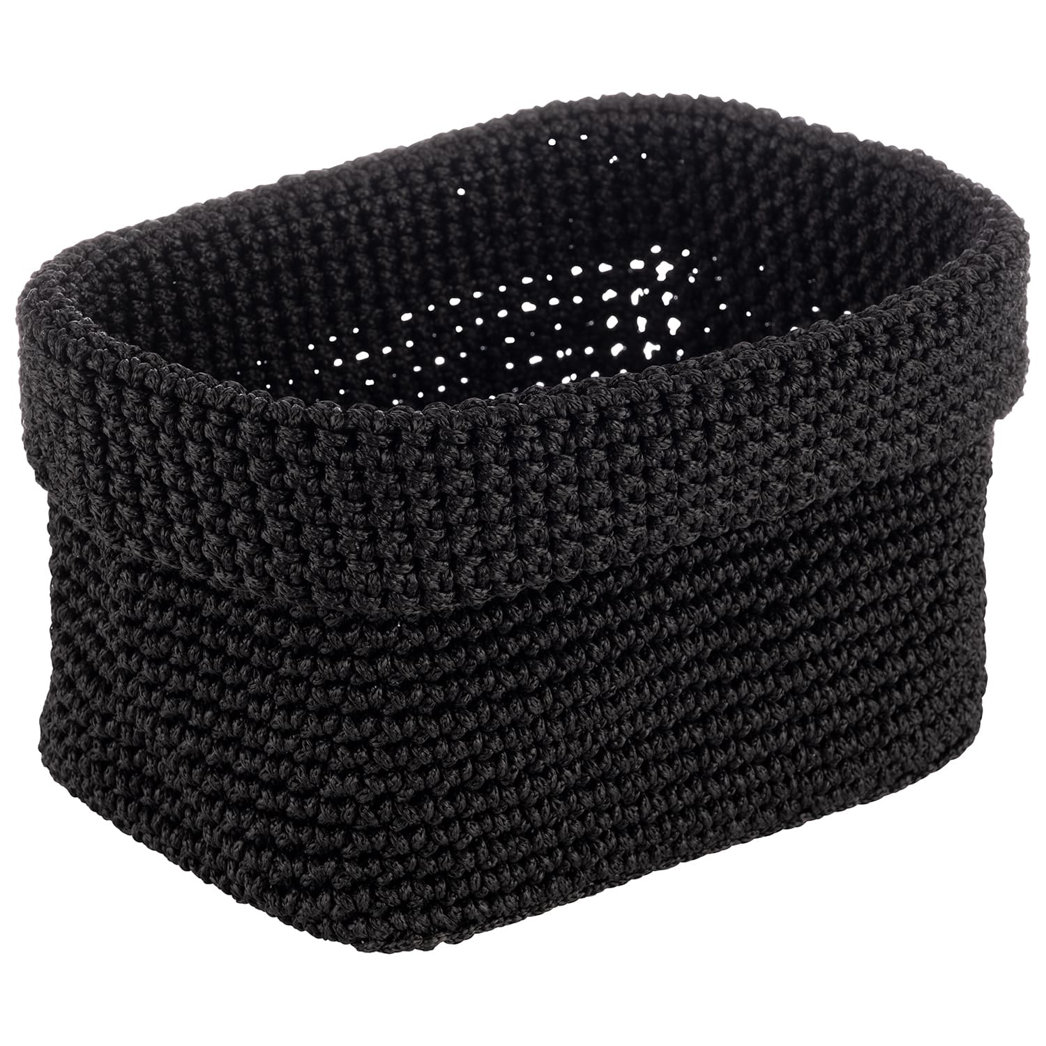 Crochet rope kosár 20 x 13,5 cm, m: 10 cm