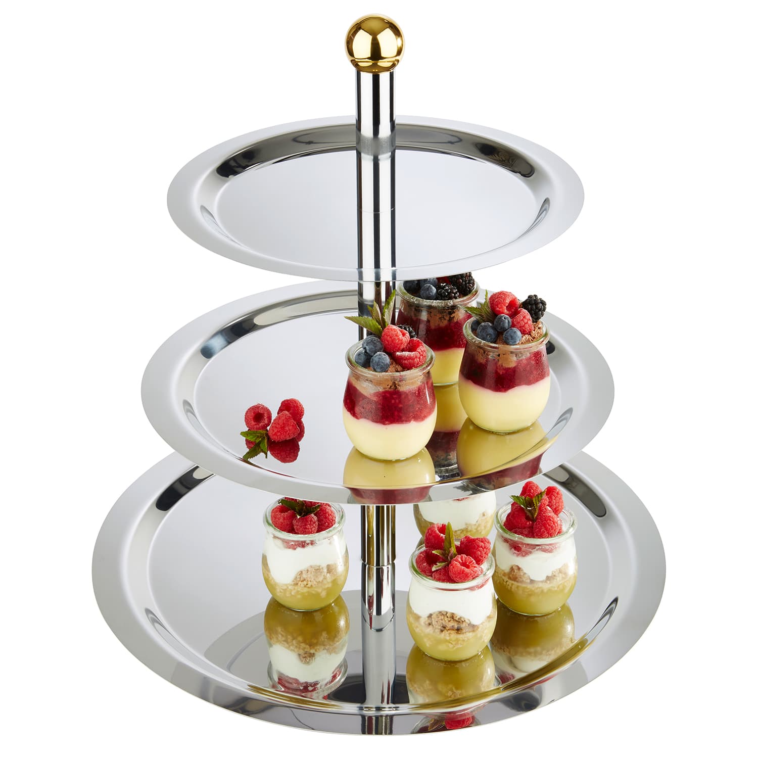 Finesse etagère átm. 48/38/32 cm, m: 50 cm