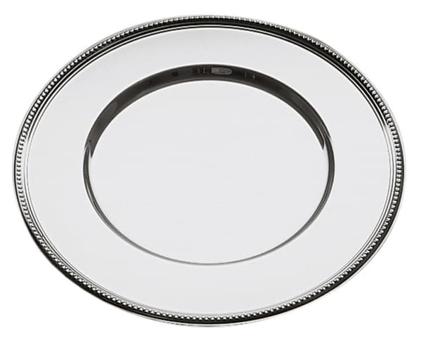 Tányér tálca rozsdamentes acél 35720 round átm. 30.5 cm