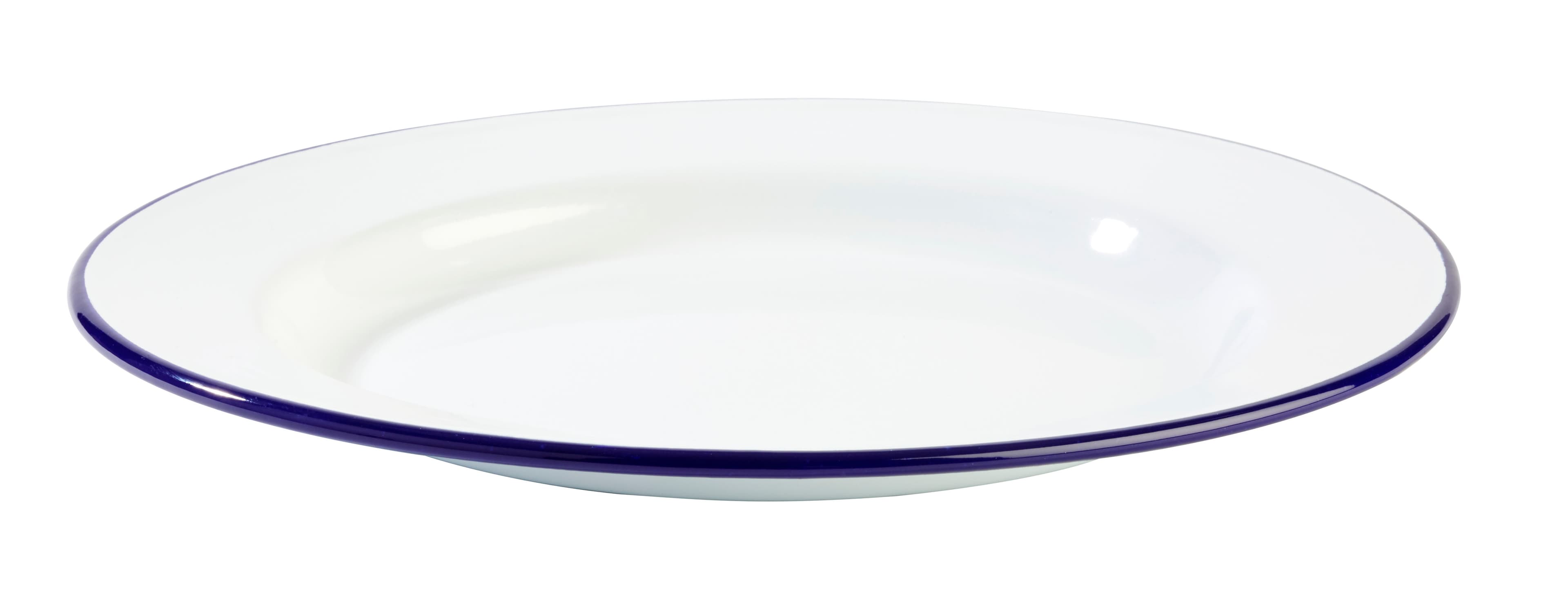 Enamelware lapostányér átm. 20 cm, m: 2 cm
