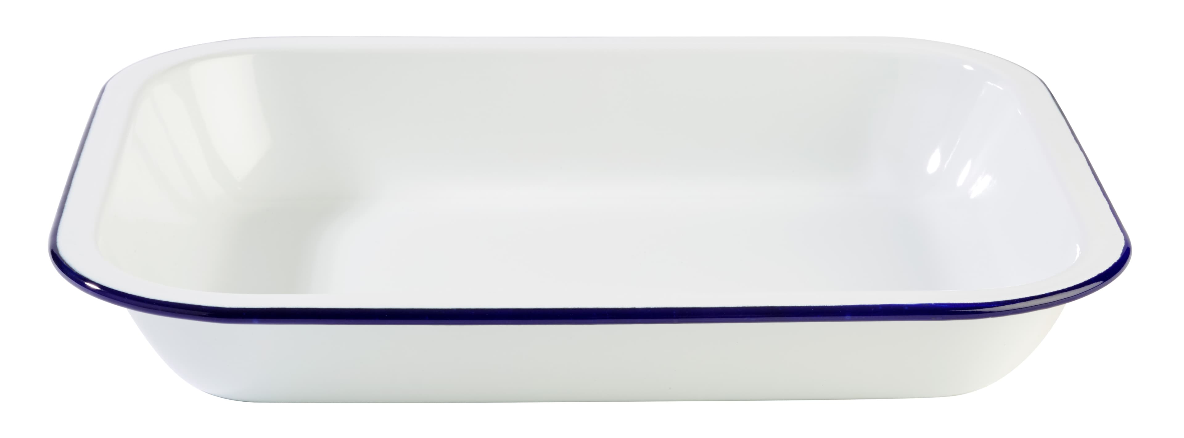 Enamelware tál 28 x 23 cm, m: 4,5 cm