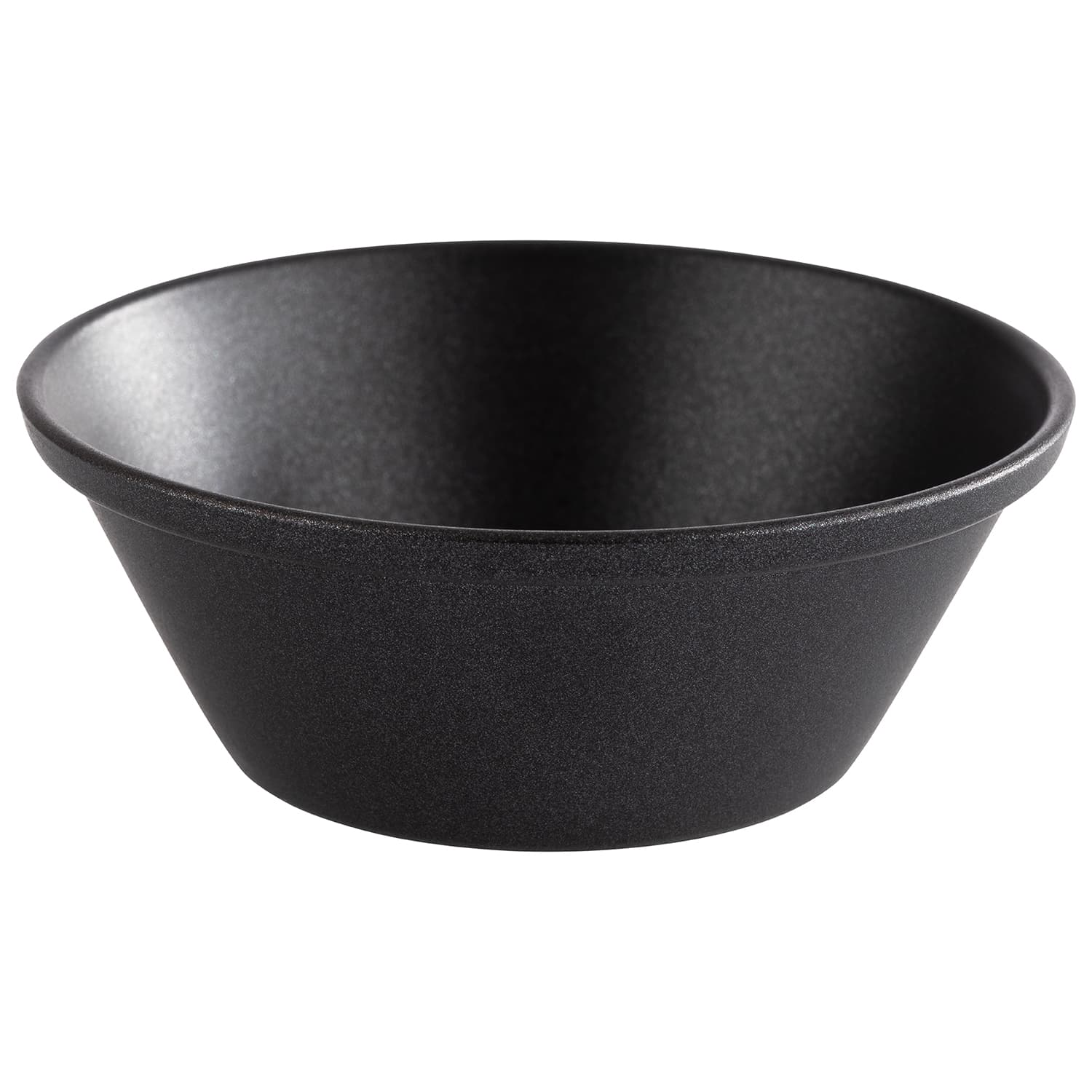 Mártogatós tálka, 6 db. fekete átm. 6 cm, m: 2,5 cm, 40 ml