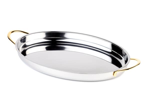 Gratin serpenyő oval 26.5 x 19.5, m: 3.5 cm