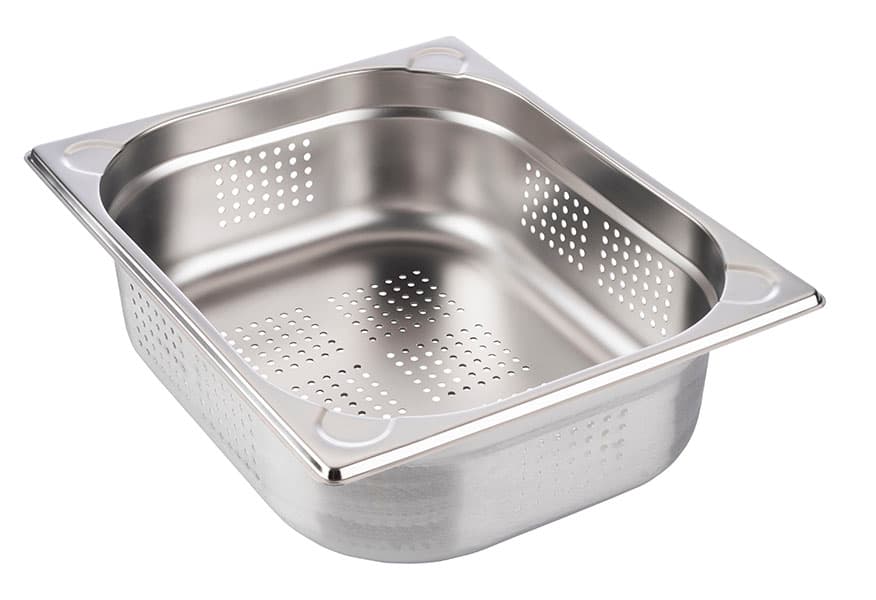GN-serpenyő 1/2 perforated 32,5 x 26,5 cm, 100 mm deep