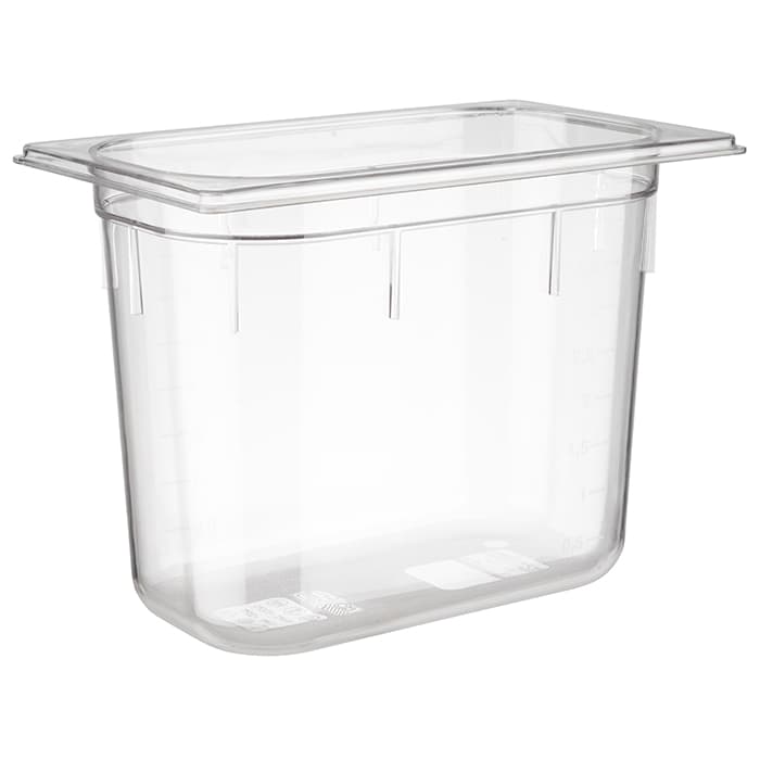 GN 1/4 container 26,5 x 16,2 cm, depth: 200 mm