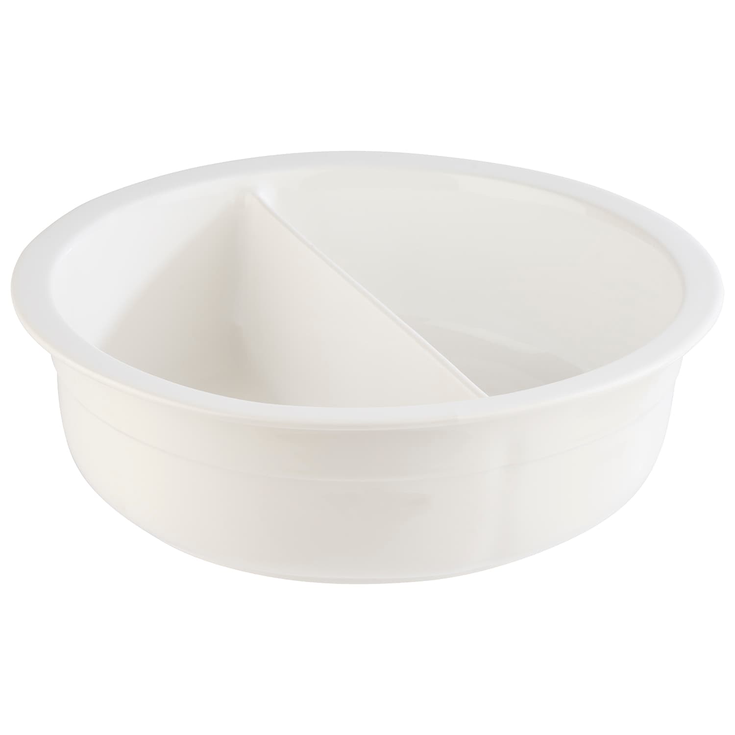 Porcelán insert, divided átm. 29,5 cm, m: 9 cm, 2,8 l
